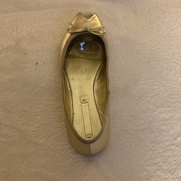 Gold sandals, used but in good condition - Picture 4 of 4